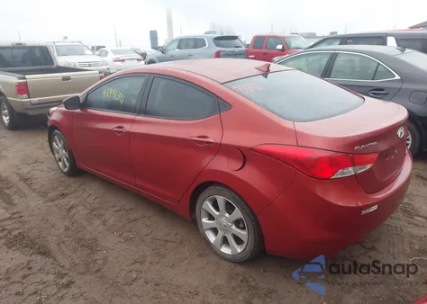2013 Hyundai Elantra Limited из США, поврежденный, VIN KMHDH4AE1DU511190